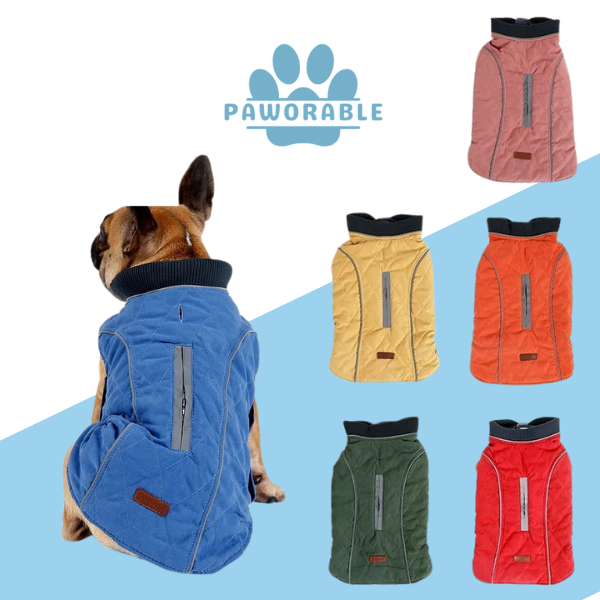CozyFall Quilted Dog Jacket