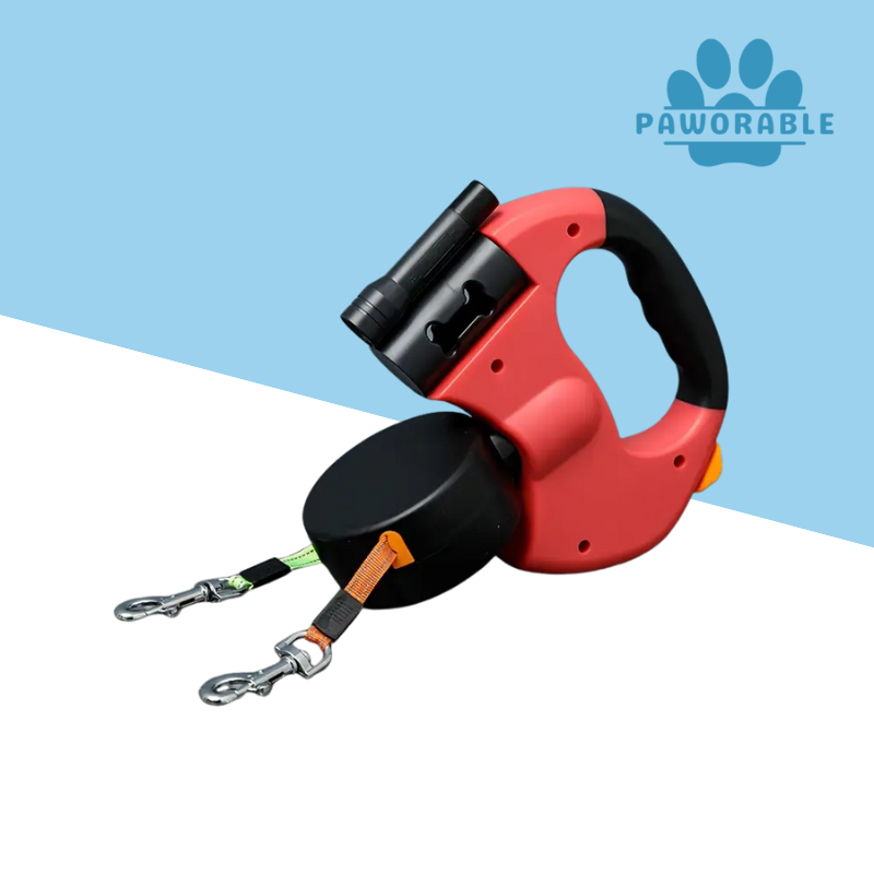 Retractable Dual Dog Leash