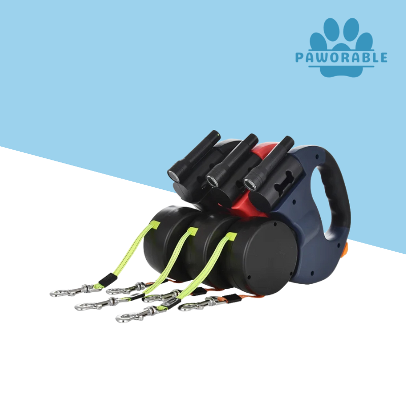 Retractable Dual Dog Leash